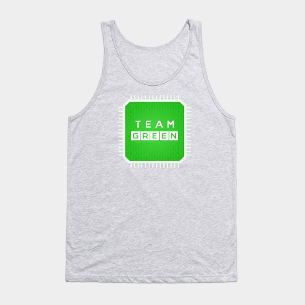 Team Green Tank Top by Widmore